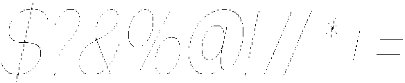 Klovert Thin Condensed Slant otf (100) Font OTHER CHARS