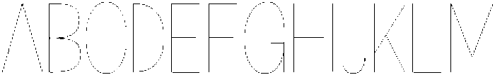 Klovert Thin Condensed otf (100) Font UPPERCASE