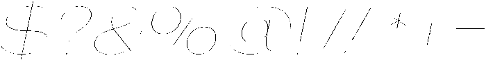 Klovert Thin Expanded Slant otf (100) Font OTHER CHARS