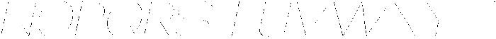 Klovert Thin Expanded Slant otf (100) Font UPPERCASE