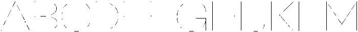 Klovert Thin Expanded otf (100) Font UPPERCASE