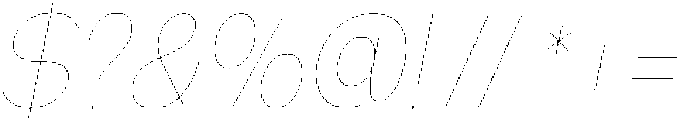 Klovert Thin Semi Condensed Slant otf (100) Font OTHER CHARS