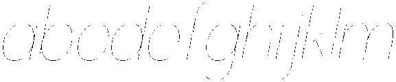Klovert Thin Semi Condensed Slant otf (100) FONT