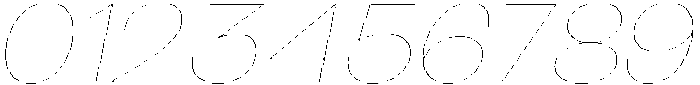 Klovert Thin Semi Expanded Slant otf (100) Font OTHER CHARS