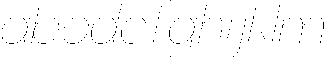 Klovert Thin Slant otf (100) FONT