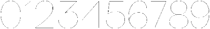 Klovert Thin otf (100) Font OTHER CHARS