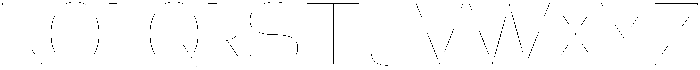 Klovert Thin otf (100) Font UPPERCASE