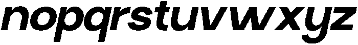 Klyno Extra Bold Oblique otf (700) Font LOWERCASE