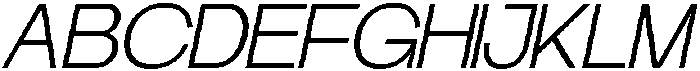 Klyno Extra Light Oblique otf (200) Font UPPERCASE