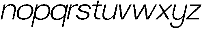 Klyno Extra Light Oblique otf (200) Font LOWERCASE