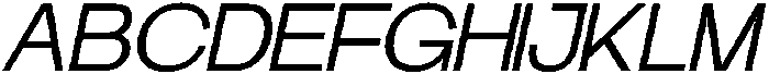 Klyno Light Oblique otf (300) Font UPPERCASE