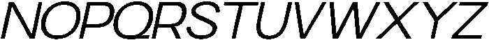 Klyno Light Oblique otf (300) Font UPPERCASE