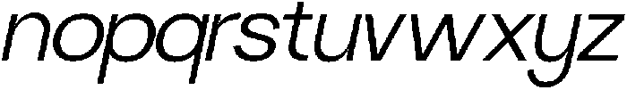 Klyno Light Oblique otf (300) Font LOWERCASE