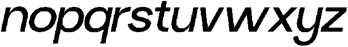 Klyno Medium Oblique otf (500) Font LOWERCASE