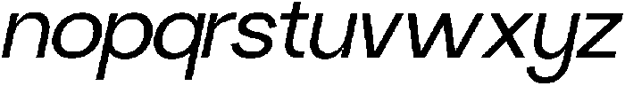 Klyno Oblique otf (400) Font LOWERCASE