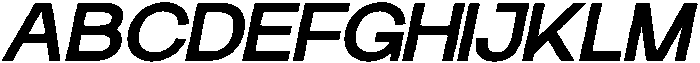 Klyno Semi Bold Oblique otf (600) Font UPPERCASE