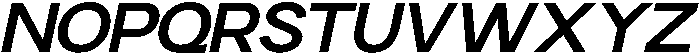 Klyno Semi Bold Oblique otf (600) Font UPPERCASE