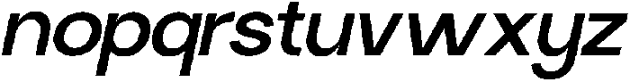 Klyno Semi Bold Oblique otf (600) Font LOWERCASE
