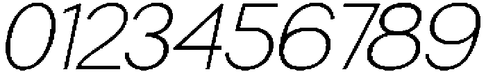 Klyno Thin Oblique otf (100) Font OTHER CHARS
