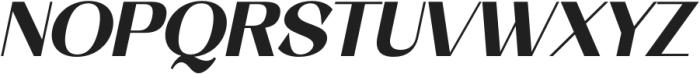 Klyro Italic otf (400) Font UPPERCASE