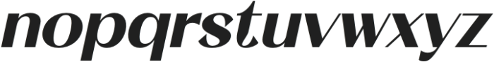 Klyro Italic otf (400) Font LOWERCASE