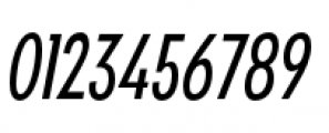 Klik Light Condensed Italic Font OTHER CHARS