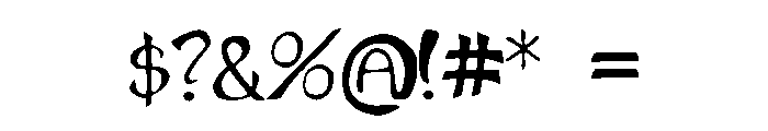 KlaineFont Font OTHER CHARS