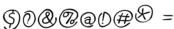 Klammeraffen-Italic Font OTHER CHARS