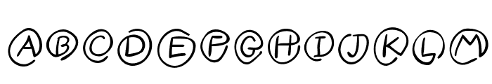 Klammeraffen-Italic Font UPPERCASE