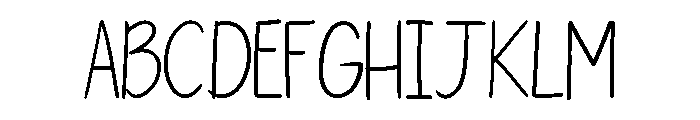 Klaud_Handwriting Font UPPERCASE