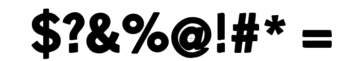 KleinsanBold Font OTHER CHARS