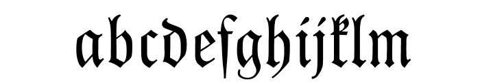 Kleist-Fraktur Zierbuchstaben Font LOWERCASE
