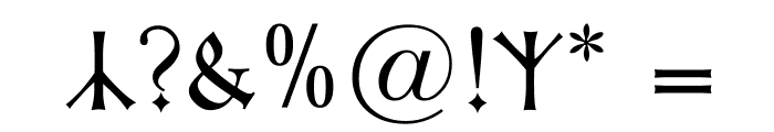 Kleist-FrakturZierbuchstaben Font OTHER CHARS