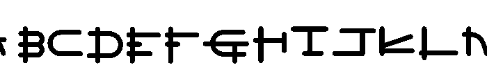 Kleo sans Font UPPERCASE