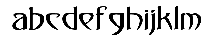 KlingonDagger Font LOWERCASE