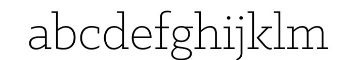 KlinicSlab-Light Font LOWERCASE