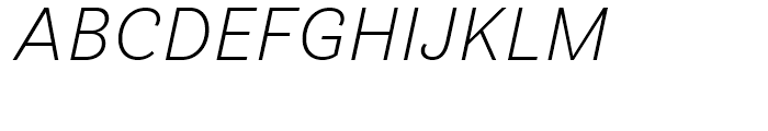 Klainy Light Italic Font UPPERCASE