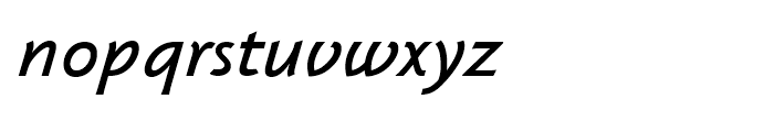 Klassika Medium Italic Font LOWERCASE