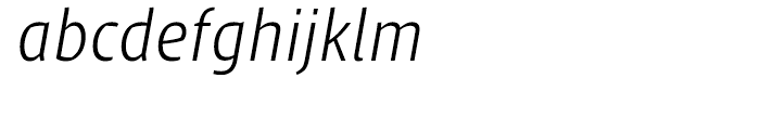 Klaus FY Light Italic Font LOWERCASE