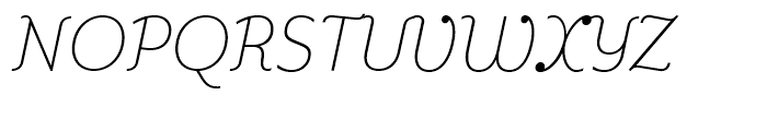 Kleide Thin Italic Font UPPERCASE