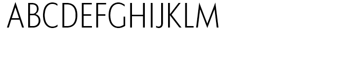 Klein Condensed Light Font UPPERCASE