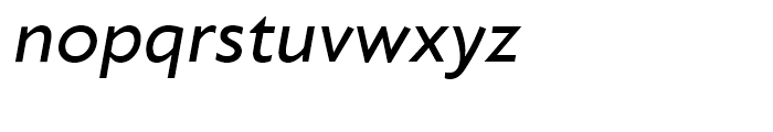 Klein Italic Font LOWERCASE