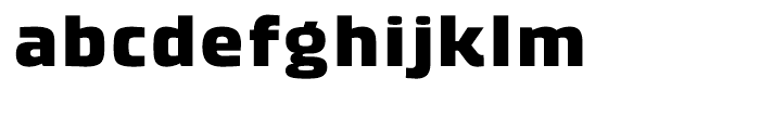 Klint Black Extended Font LOWERCASE