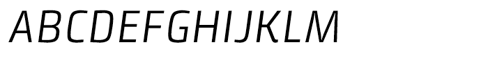 Klint Italic Font UPPERCASE