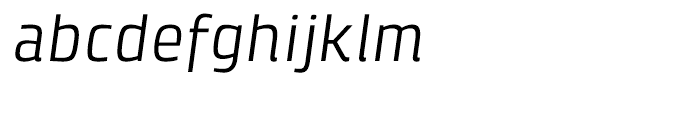 Klint Italic Font LOWERCASE