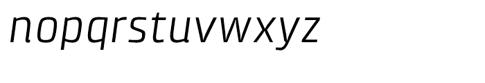Klint Italic Font LOWERCASE