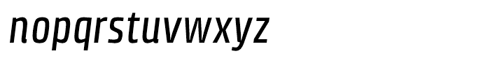 Klint Medium Condensed Italic Font LOWERCASE