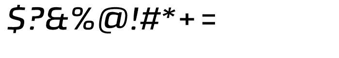 Klint Medium Extended Italic Font OTHER CHARS