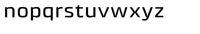 Klint Medium Extended Font LOWERCASE