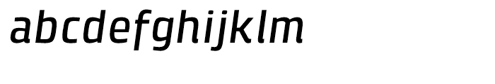 Klint Medium Italic Font LOWERCASE